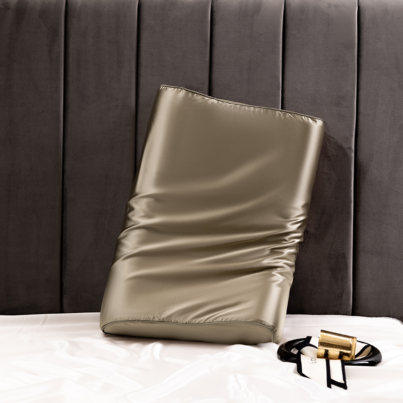Silk Pillowcase - サテンシルク枕カバー メモリーフォームとラテックス枕用 ソリッドクッションカバー 髪と肌を保護する装飾ケース 30x50cm/40x60cm