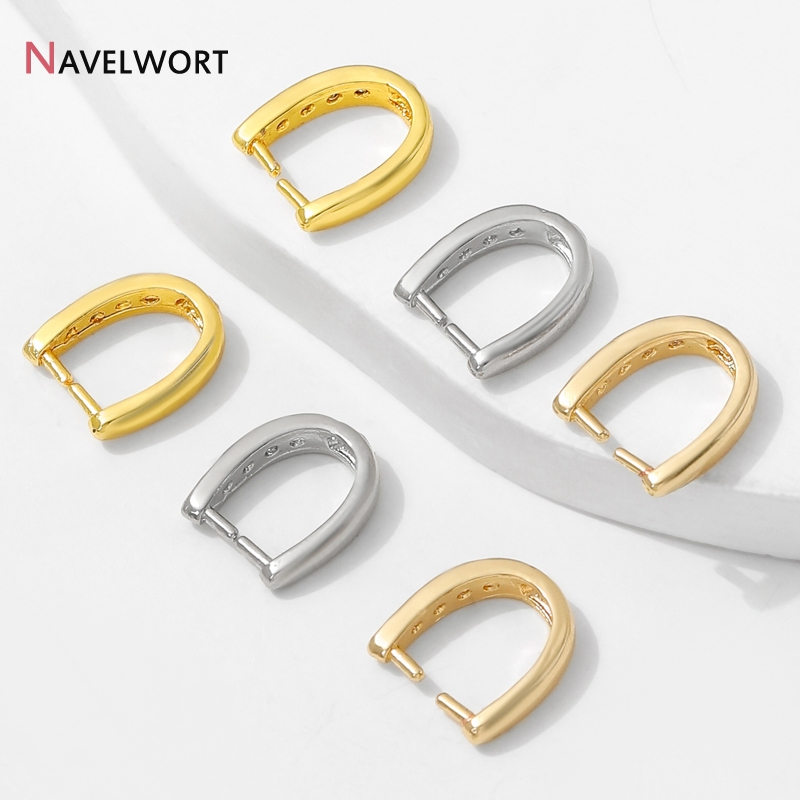 Gold Plated Jewelry - 14K金メッキ真鍮製ジルコン象嵌ペンダントベイルフック、ジュエリー製作用ペンダントホルダーベイル、ジュエリー製作用アクセサリー