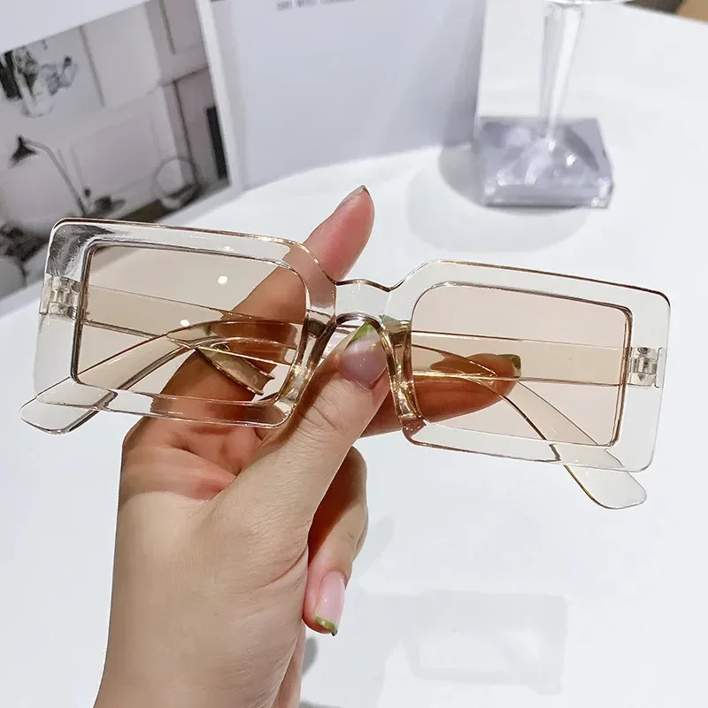 Sunglasses Uv400 - 新作レディース・小ぶりフレームのサングラス。女性向けのファッションアイテム。カラフルなジェリー素材のスクエア型サングラス。アウトドアや旅行に最適なトレンドのアイウェア。UV400カット。