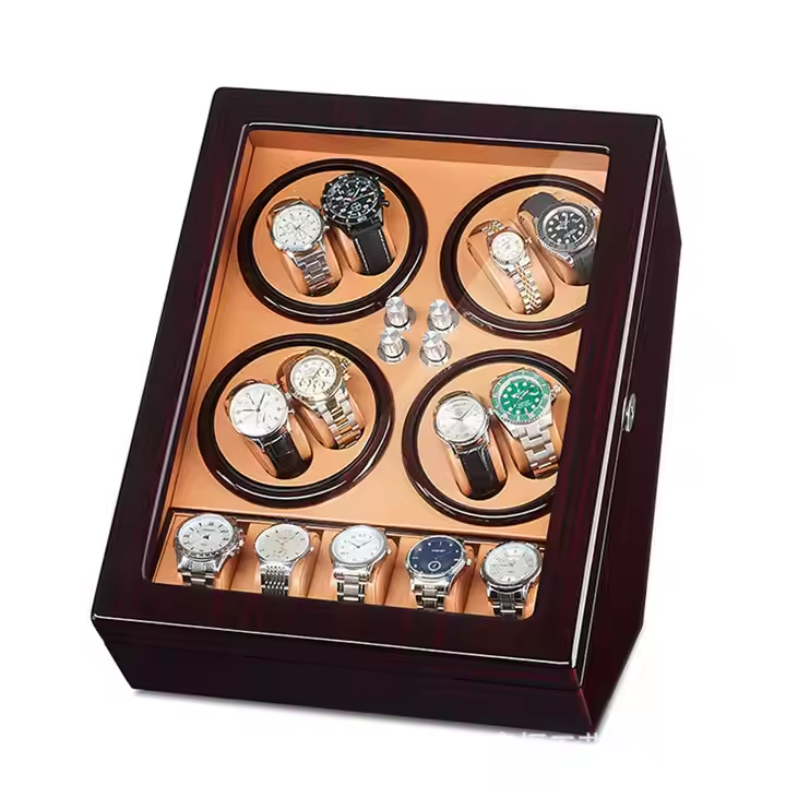 家庭用収納用品、木製自動巻き式高級ケース、腕時計ボックス、腕 - Luxury Gift Set のレビューと価格