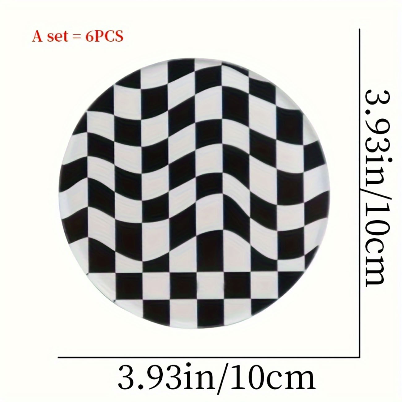 6個入り - 木製コースター、滑り止めと耐熱性のあるダイニン - Marble Coaster Set のレビューと価格