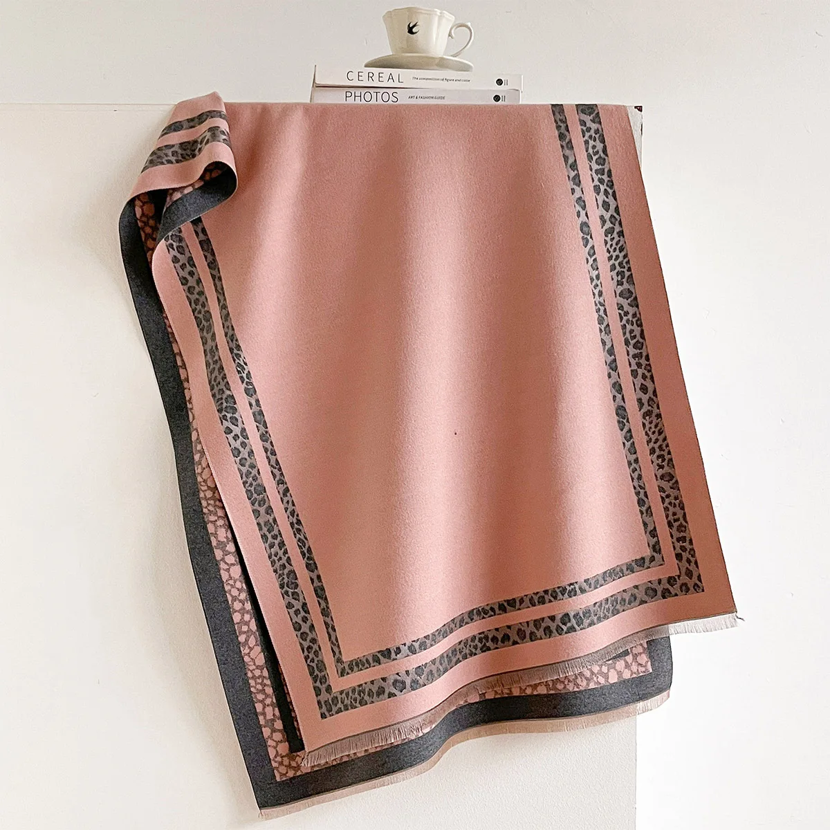冬用、リバーシブル、暖かい、大判ショール、無地、厚手のパシュ - Cashmere Scarf のレビューと価格