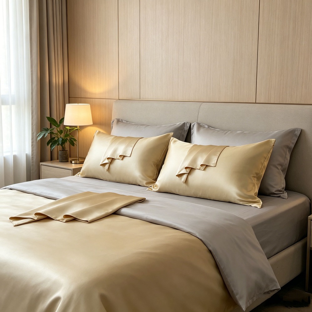 22匁マルベリーシルク枕カバー、両面100%ピュアシルク、隠 - Silk Pillowcase のレビューと価格