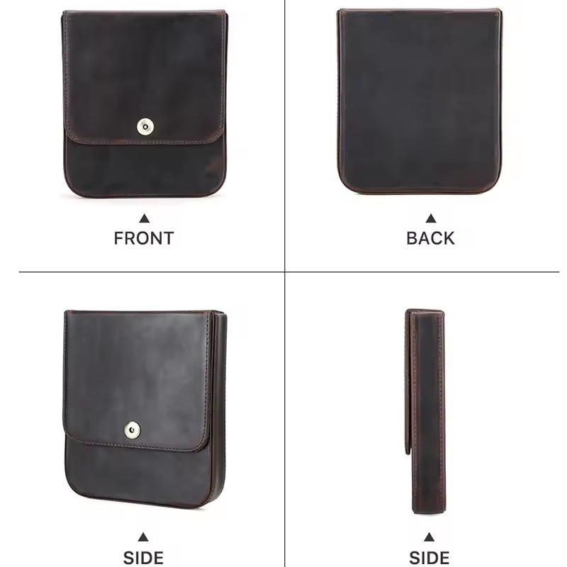 携帯用シガーケース、ヒュミドールボックス、レトロなブラウン、 - Premium Cigar Case のレビューと価格