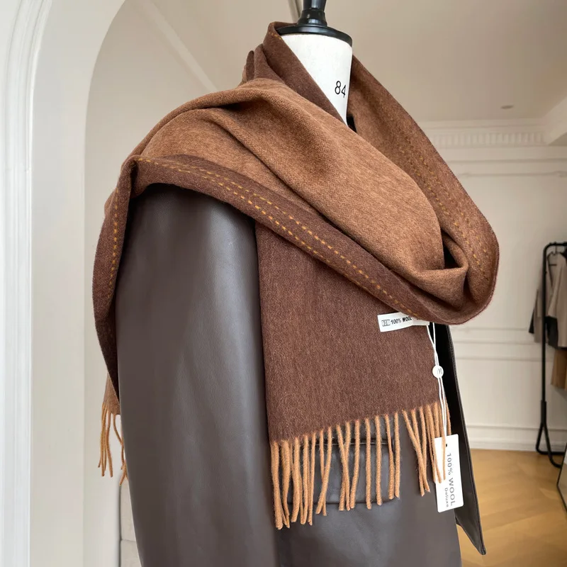 高品質オーストラリア製、100％純粋なウール素材の女性用スカ - Cashmere Scarf のレビューと価格
