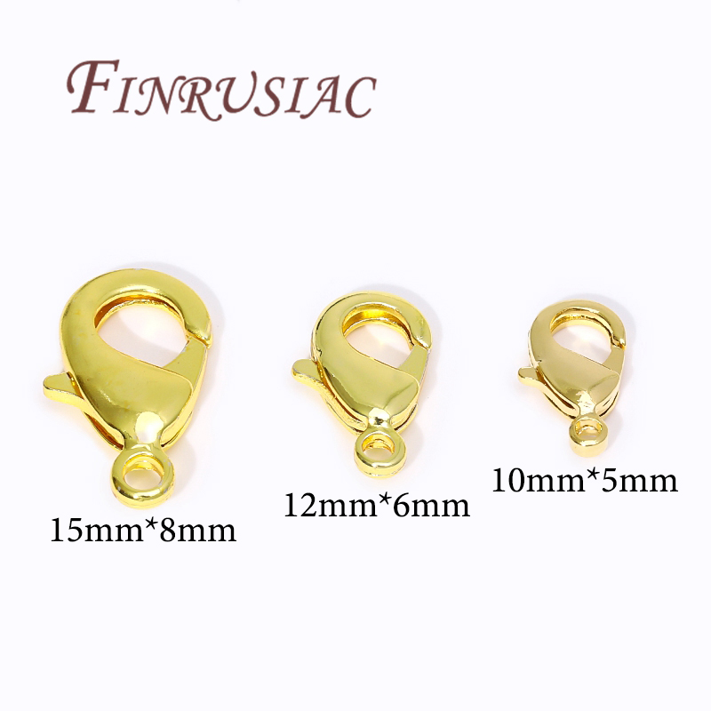 18K金メッキロブスタークラスプ（ブレスレット用）、スプリン - Gold Plated Jewelry のレビューと価格