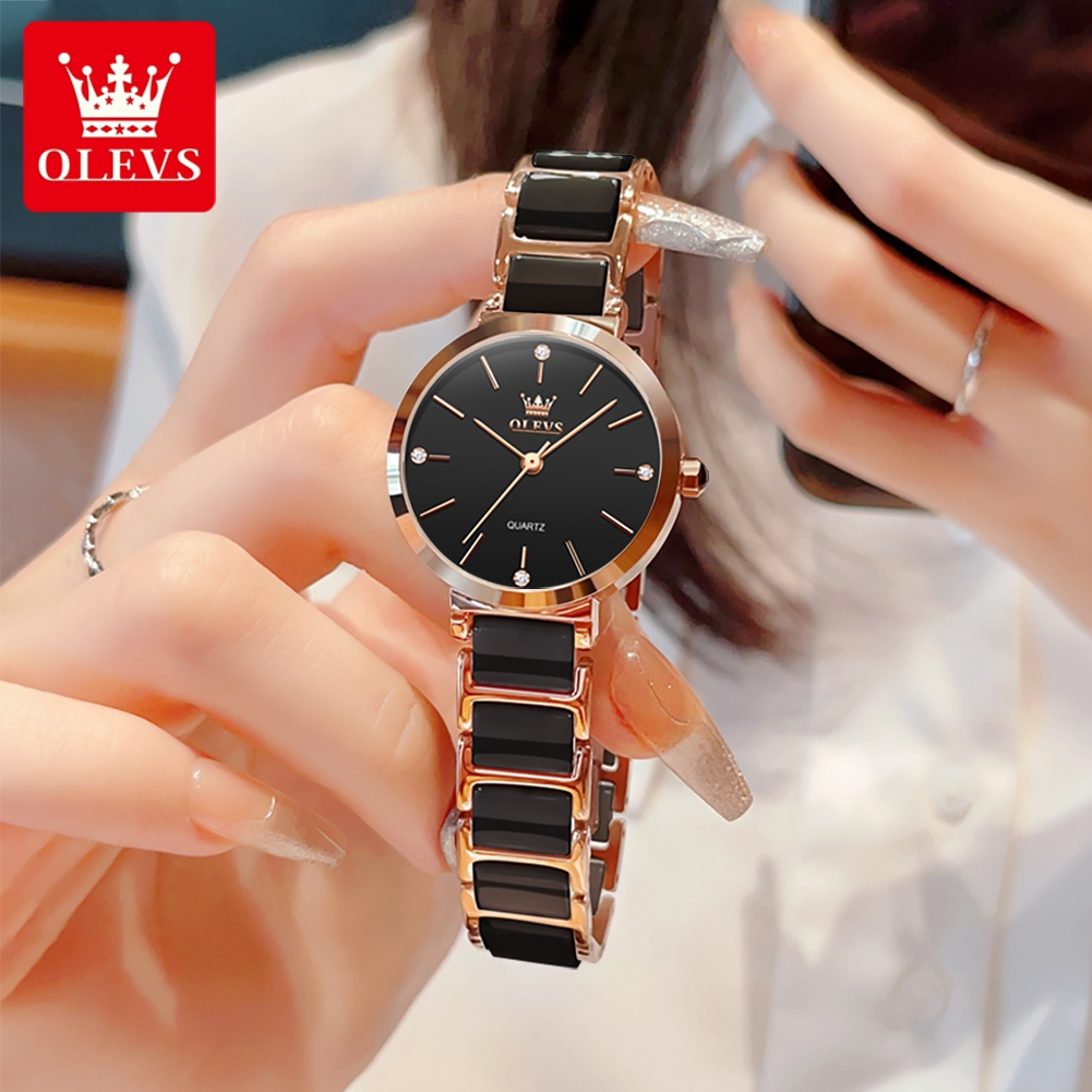 OLEVSレディース腕時計5877高級エレガントクォーツ腕時 - Luxury Gift Set のレビューと価格