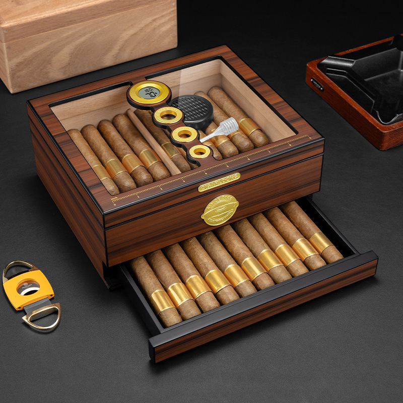 高級木製葉巻ヒュミドールボックス　手作り杉材収納ケース　ギフ - Luxury Gift Set のレビューと価格