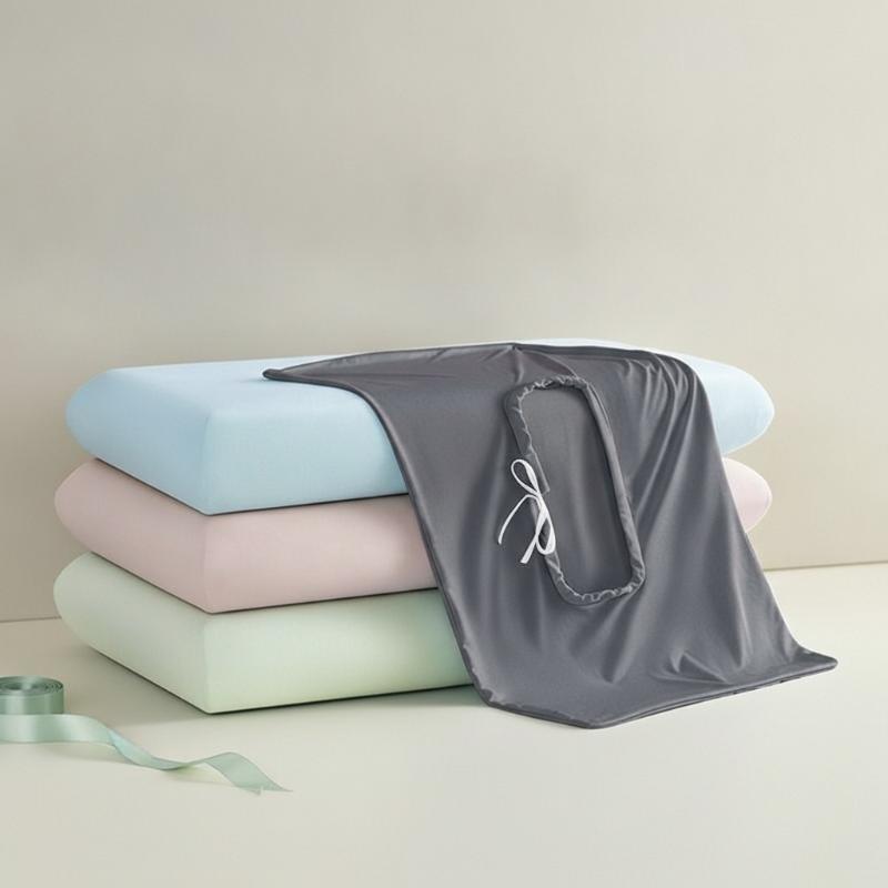 新登場！夏用冷却アイスシルク枕カバー、通気性抜群のエアコン対 - Silk Pillowcase のレビューと価格