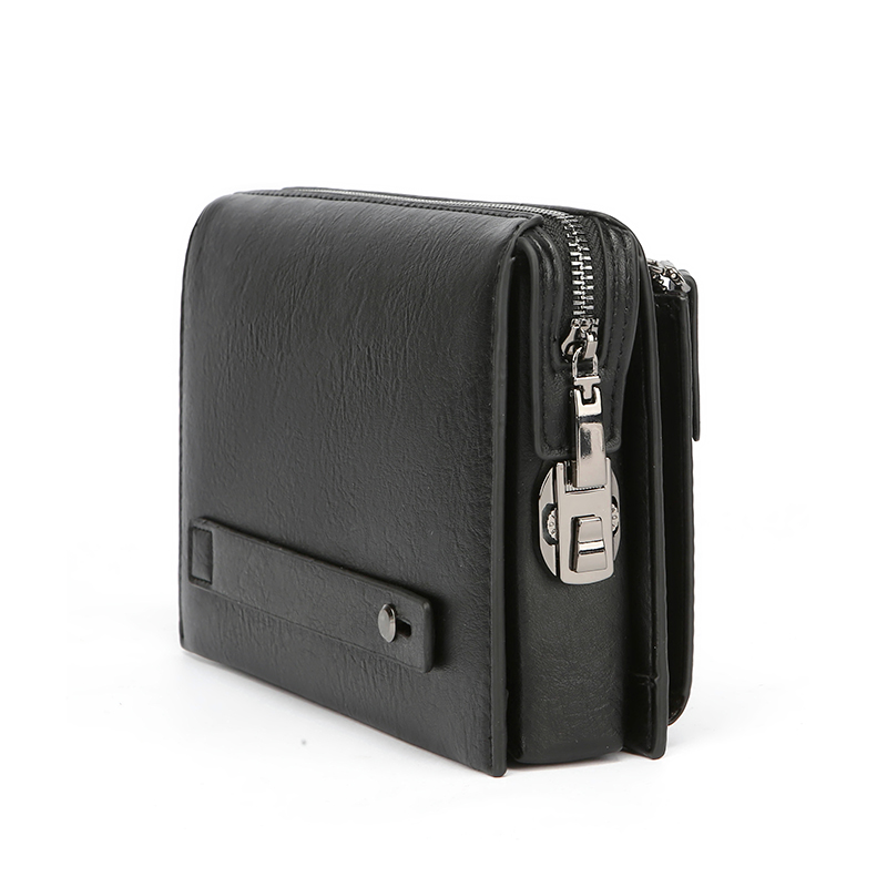 新しいメンズコンビネーションロック盗難防止クラッチバッグハン - Leather Wallet Men のレビューと価格