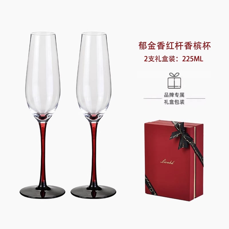 HYS高級ギフトシャンパンカップクリスタルガラスガールフレン - Luxury Gift Set のレビューと価格