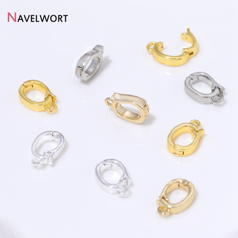 14K/18K金メッキ真鍮製ヒンジ付きネックレスエンハンサー - Gold Plated Jewelry のレビューと価格