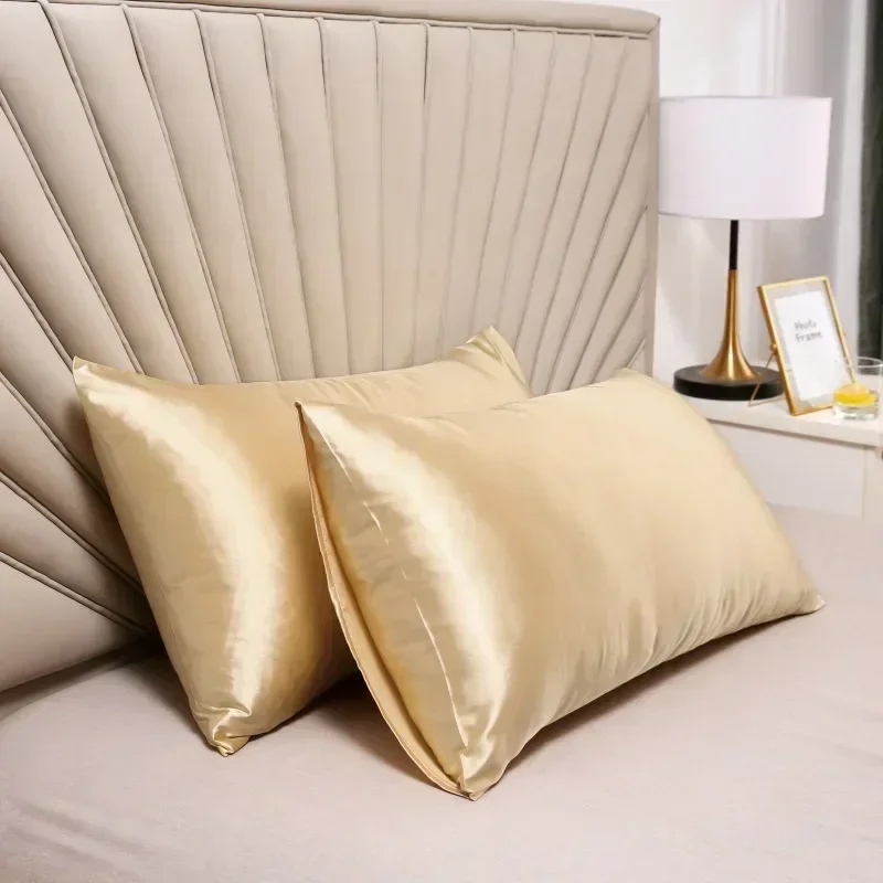 100% シルク枕カバー枕カバーシルキーサテンヘアビューティ - Silk Pillowcase のレビューと価格