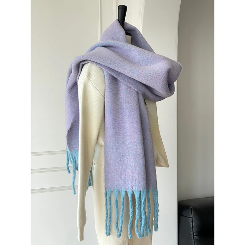 新作ファッション・モヘア・スカーフ。レディース・メンズ。秋・ - Cashmere Scarf のレビューと価格