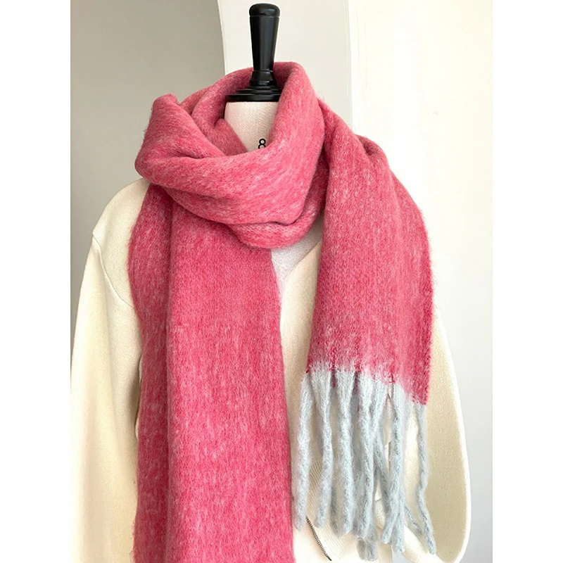 新作ファッション・モヘア・スカーフ。レディース・メンズ。秋・ - Cashmere Scarf のレビューと価格