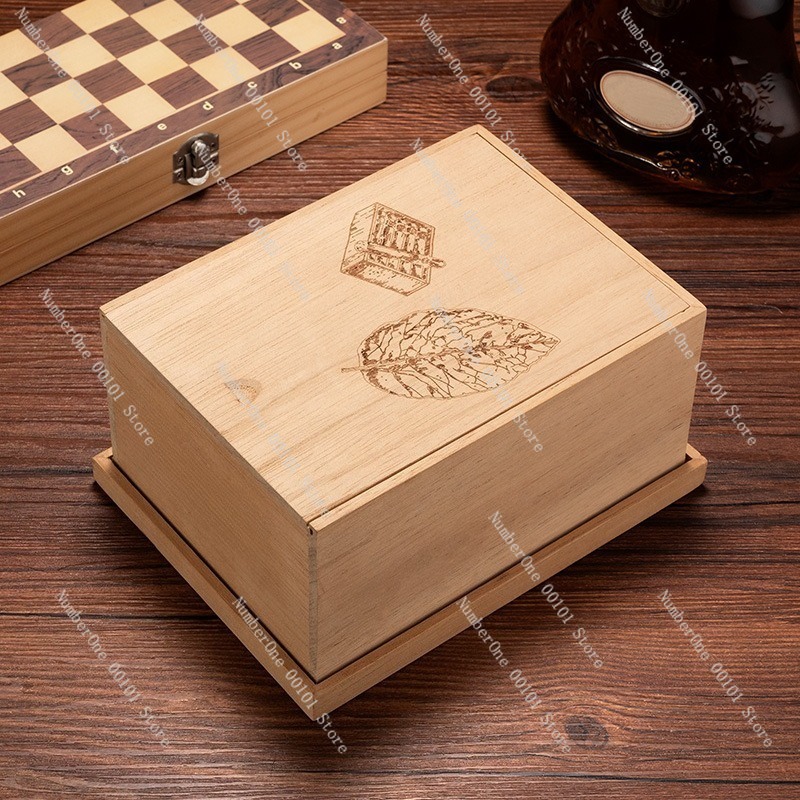 プレミアム杉材シガーヒュミドールボックス 大容量30本収納  - Premium Cigar Case のレビューと価格