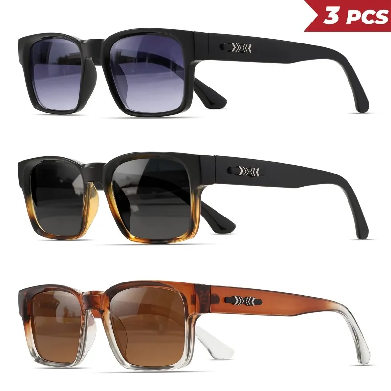 1/3個入り 新しいメンズ用 大ぶりフレームのヴィンテージ風 - Designer Sunglasses のレビューと価格