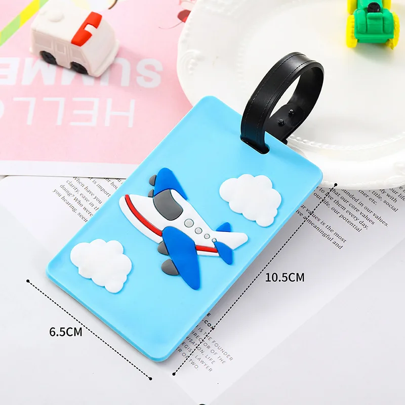 かわいい漫画の車 PVC シリコーン荷物タグ旅行荷物名札スー - Travel Luggage Set のレビューと価格