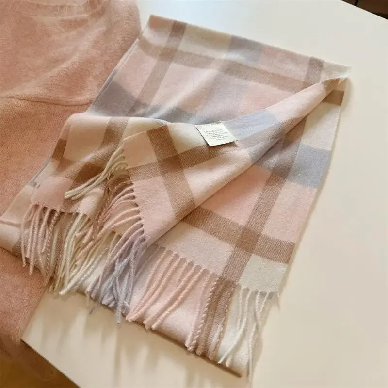 高品質な100％ウール製スカーフ。男性用、女性用。クラシック - Cashmere Scarf のレビューと価格