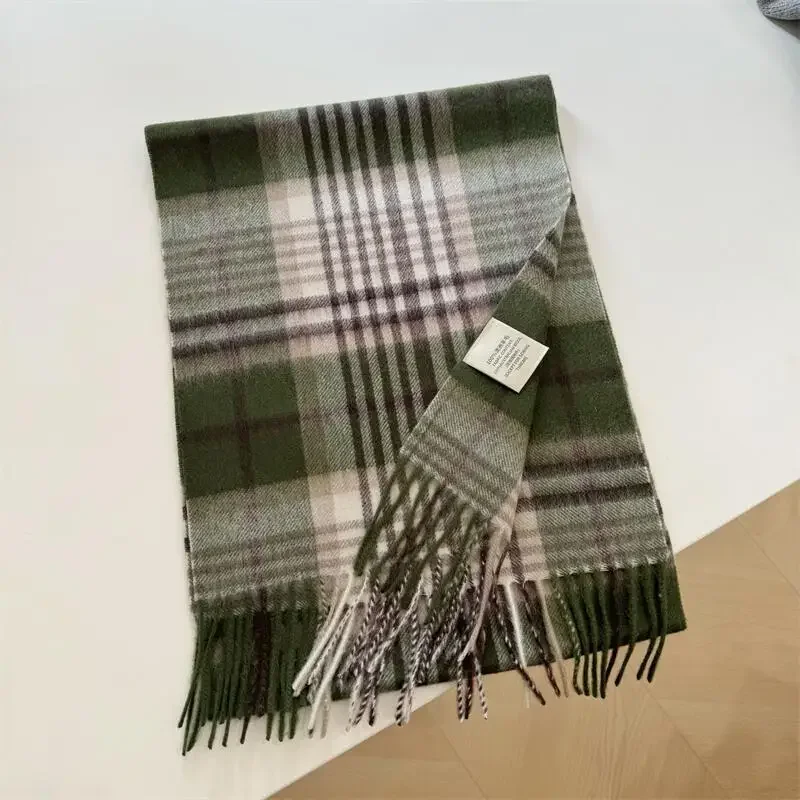 高品質な100％ウール製スカーフ。男性用、女性用。クラシック - Cashmere Scarf のレビューと価格