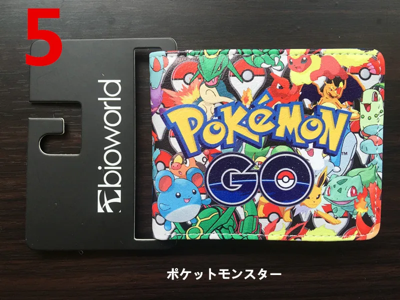 人気の可愛いピカチューシリーズの財布。PUレザー製、マネーク - Leather Wallet Men のレビューと価格