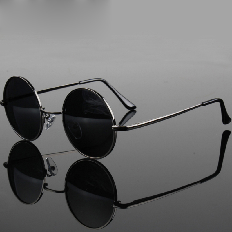 レトロヴィンテージラウンドサングラス男性ブランドデザイナーサ - Sunglasses Uv400 のレビューと価格